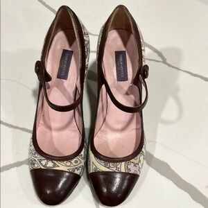 Brown and Beige Women's Shoes Emilio Pucci 6.5